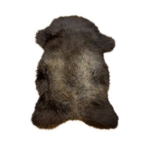 Weißes, graublaues Schafsfell von der Blauen Texel - Online Webshop - Exklusives Schafsfell kaufen