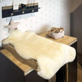 Ökologisches Lammfell für Babys