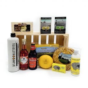 Texel Geschenkkorb in Holzkiste Cocksdorp