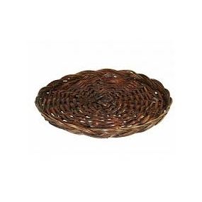 Rohrpaketplatte, flach rund mit Rand - 50 cm
