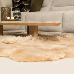 Schafsfell-Teppich - Beige