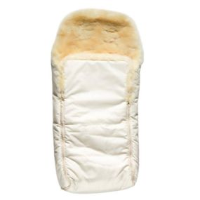 Babyfußsack mit Schafsfellfutter - Wunderbar weich
