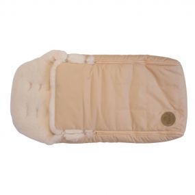 Lammfell Fußsack für Babys – medizinisch gegerbt - Beige